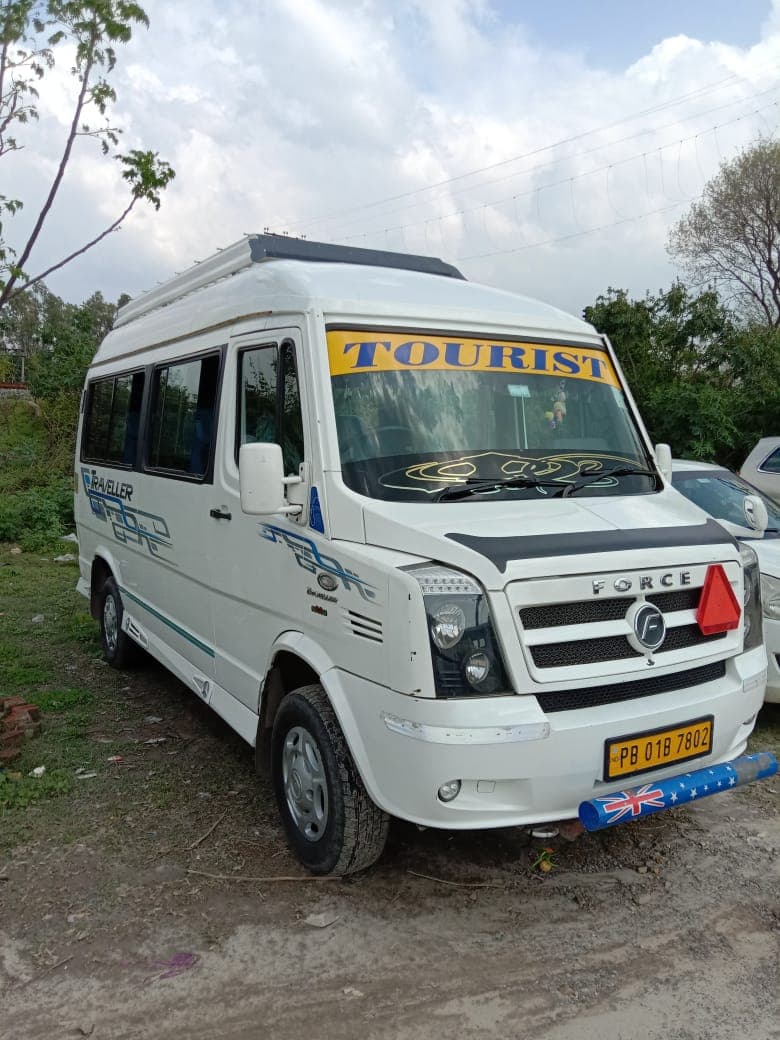 Tempo Traveler 12-15 seater for group travel, marriages and tours from Hoshiarpur